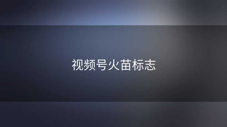 视频号火苗标志