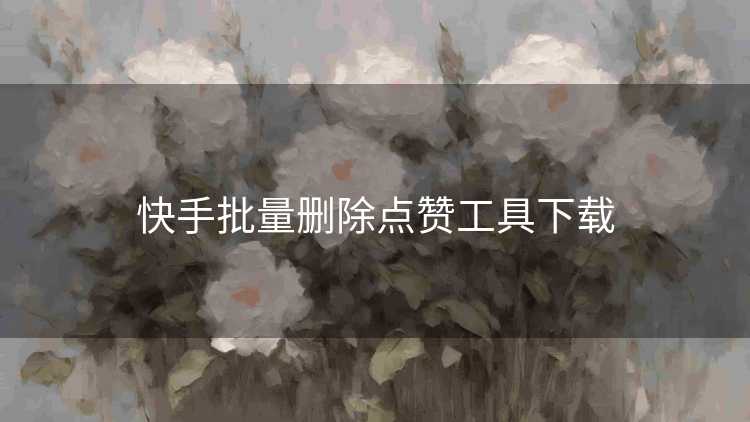 快手批量删除点赞工具下载