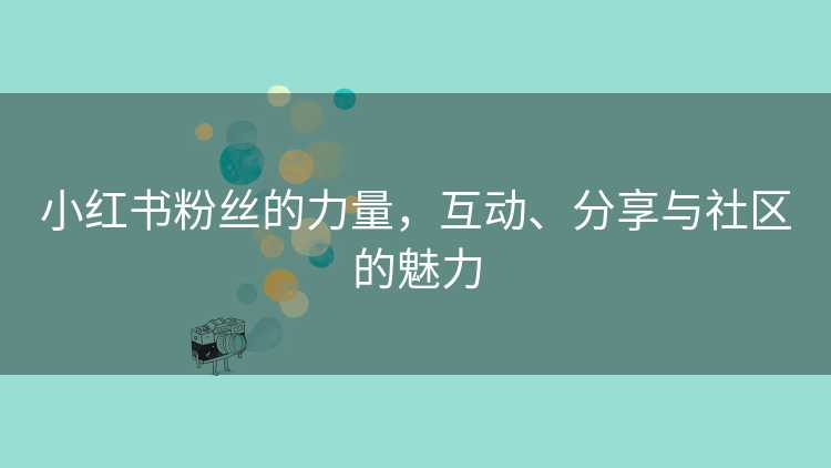 小红书粉丝的力量，互动、分享与社区的魅力
